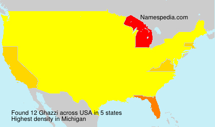 Surname Ghazzi in USA
