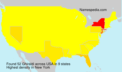 Surname Ghiraldi in USA