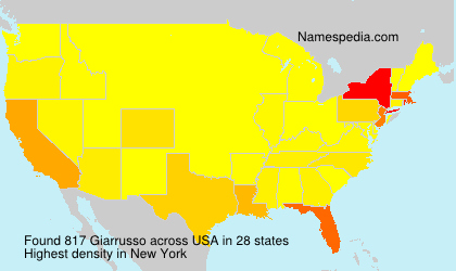 Surname Giarrusso in USA