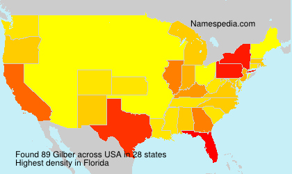 Surname Gilber in USA