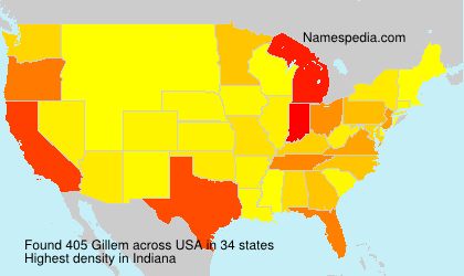 Surname Gillem in USA