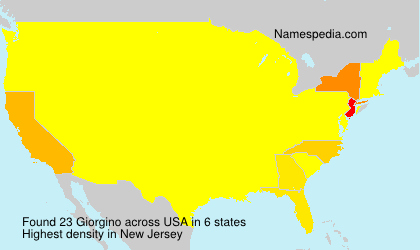 Surname Giorgino in USA