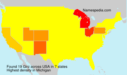 Surname Girz in USA