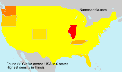 Surname Glafka in USA