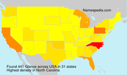 Surname Glance in USA