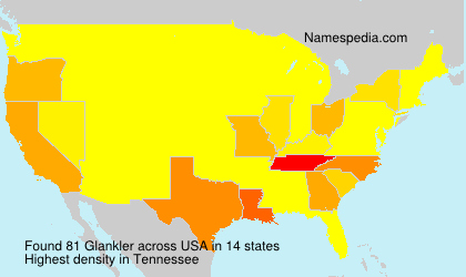 Surname Glankler in USA