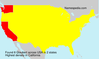 Surname Glaubert in USA