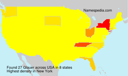 Surname Glauer in USA