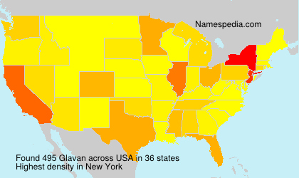 Surname Glavan in USA