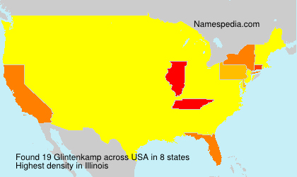 Surname Glintenkamp in USA