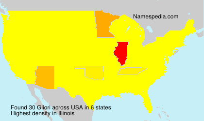 Surname Gliori in USA