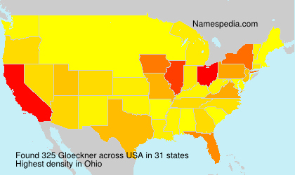 Surname Gloeckner in USA