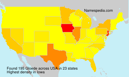Surname Gloede in USA