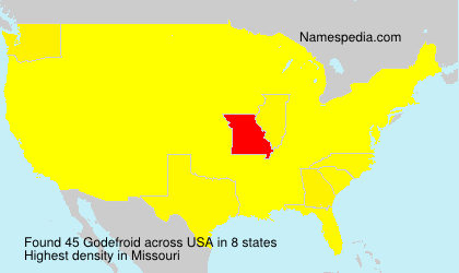Surname Godefroid in USA