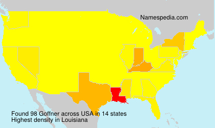 Surname Goffner in USA