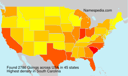 Surname Goings in USA