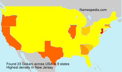 Surname Gokani in USA