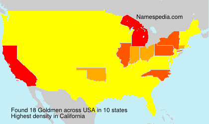 Surname Goldmen in USA