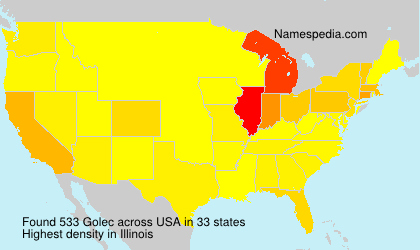Surname Golec in USA