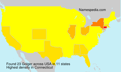 Surname Golger in USA
