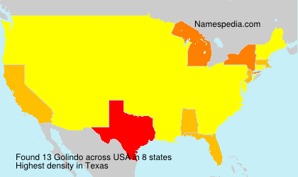 Surname Golindo in USA