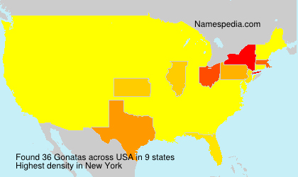 Surname Gonatas in USA