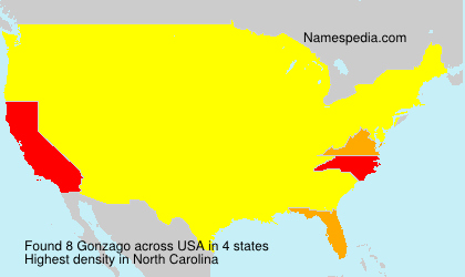 Surname Gonzago in USA