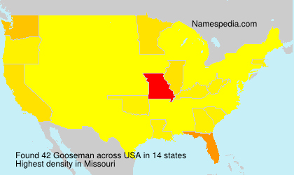 Surname Gooseman in USA