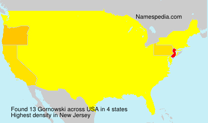 Surname Gornowski in USA