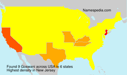Surname Goswani in USA