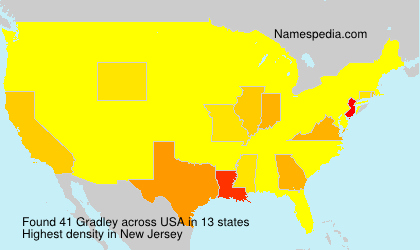 Surname Gradley in USA