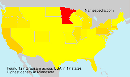 Surname Grausam in USA