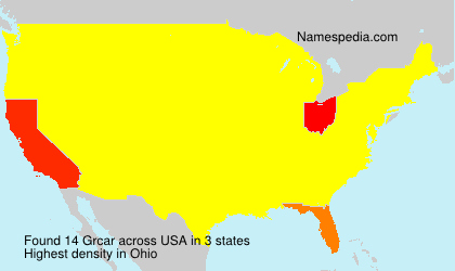 Surname Grcar in USA