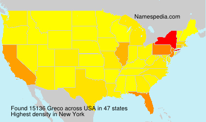 Surname Greco in USA