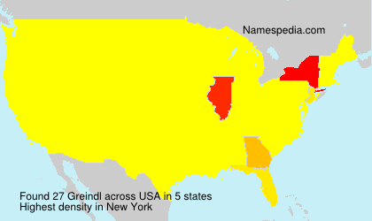 Surname Greindl in USA