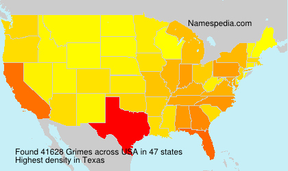 Surname Grimes in USA