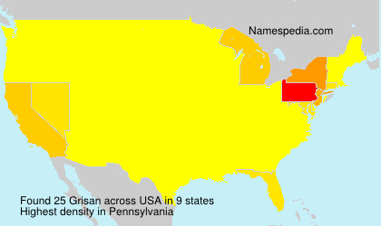 Surname Grisan in USA