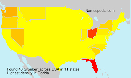 Surname Groubert in USA