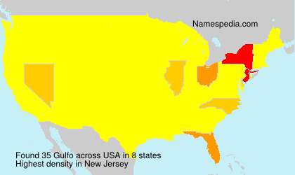 Surname Gulfo in USA