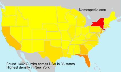 Surname Gumbs in USA