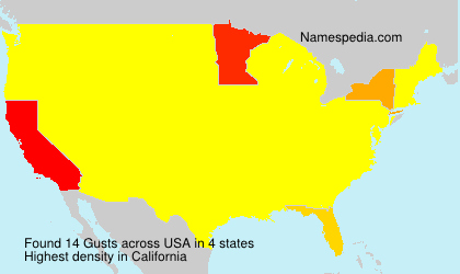 Surname Gusts in USA