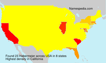 Surname Habermeier in USA