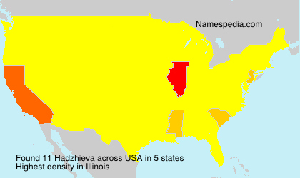 Surname Hadzhieva in USA