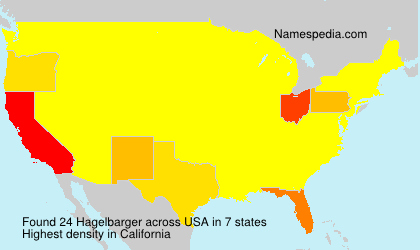 Surname Hagelbarger in USA