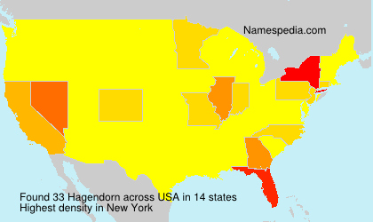 Surname Hagendorn in USA