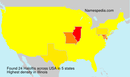 Surname Haloftis in USA