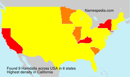 Surname Hamdalla in USA