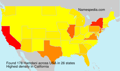 Surname Hamdani in USA