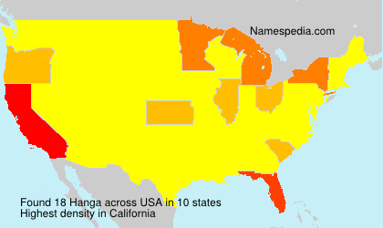 Surname Hanga in USA