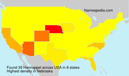 Surname Hannappel in USA